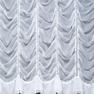 MILLIE VOILE FESTOON WHITE